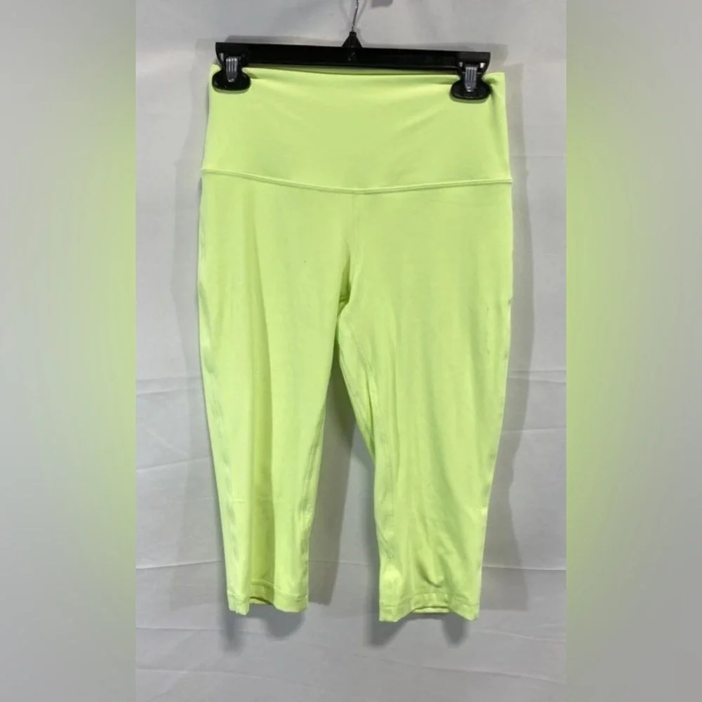 Lululemon Athletica Lime Green Capris